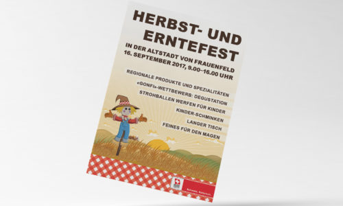 Herbst- und Erntefest Frauenfeld <br />– Flyer und Plakate –<br /> für Agro Marketing Thurgau