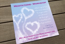 Flyer Meditations-Workshop