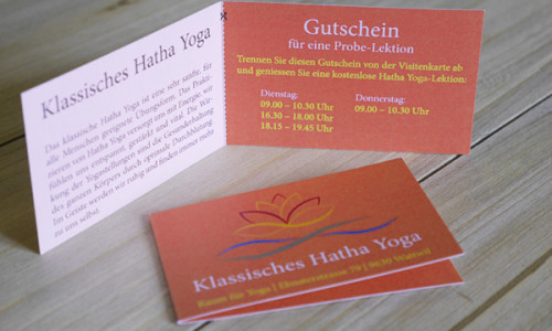 Gutschein – Hatha Yoga Lektion